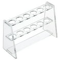 thumbnail image 1 of 5.3x2.1x3.5 Inch Clear Acrylic Test Tube Rack with 6 Holes Test Tube Holder for 10ml Transparent Test Tube Display Stands for Classroom Laboratory Equipment Supplies, 1 of 9