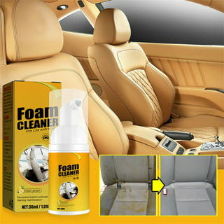 Fridja Spray Foam Cleaner Car Seat Upholstery Strong Stain Remover Foam Cleaner Interior Lemony Strong Cleaner Cleaner Spray for Car, Interior
