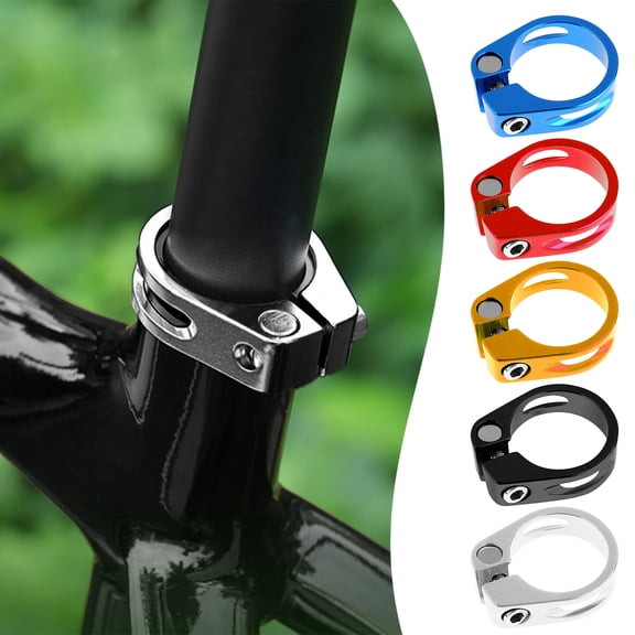 5/4/3/2/1pc 1" Bike Seat Post Clamp 25.4mm Aluminium Alloy Seat Post Collar Seat Post Clip Seat Tube Clip for MTB Road Bike Mountain Bike Folded Bicycle