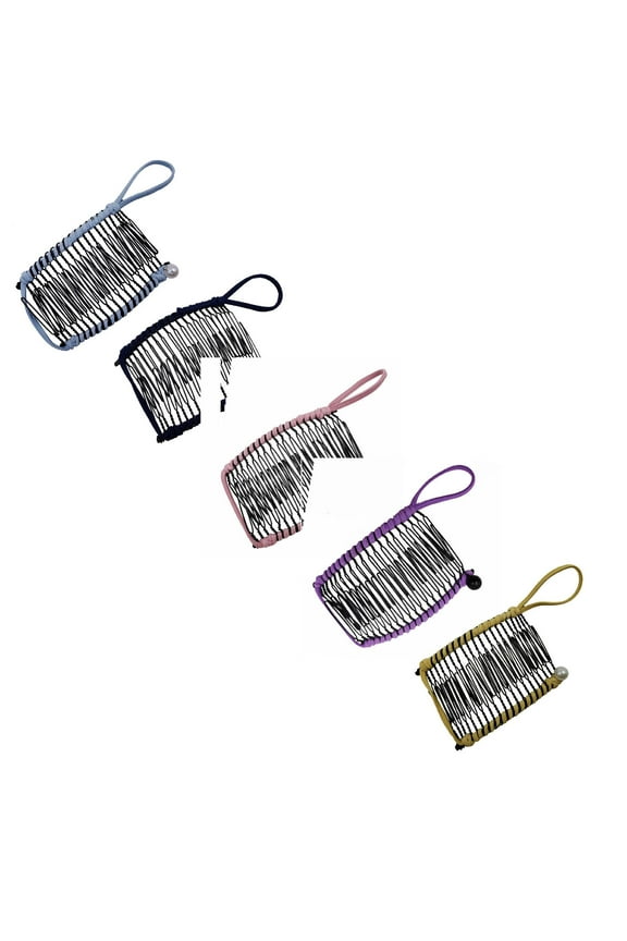 5/4/3/2/1pcs Banana Hair Clips Vintage Clincher Comb Tool Stretchy Banana Hair Clips Or Thick, Thin, And Curly Hair Ponytail Hair Holder For Women Girls