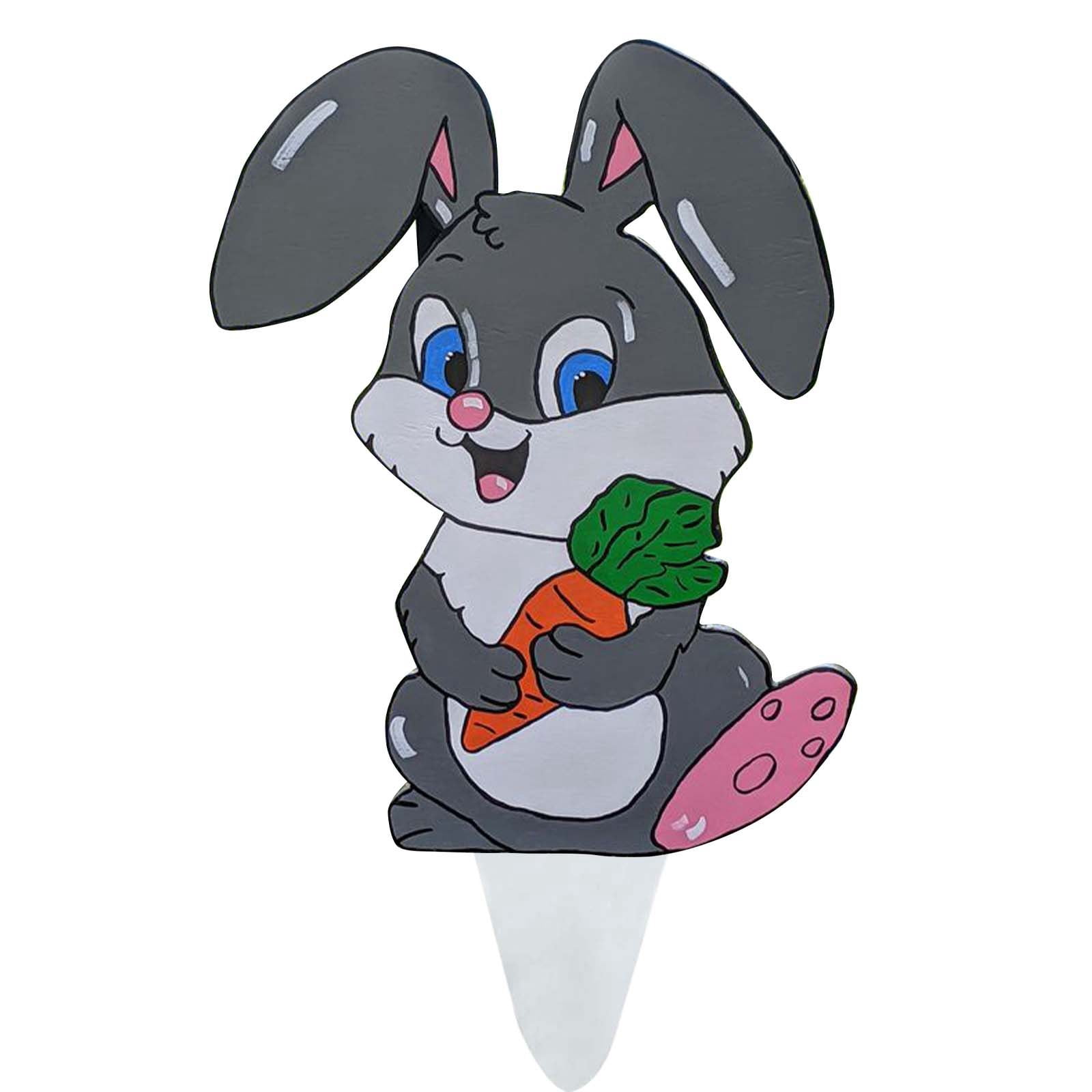 5/4/3/2/1pcs Easter Outdoor Decorations Easter Bunny Carrot Decorative ...