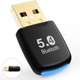 thumbnail image 1 of 5.4 Bluetooth Dongle - 20M Range USB Adapter for PC, Plug and Play, Supports Laptop Headphones, Keyboard, Mouse - Windows 11/10/8.1, 1 of 5