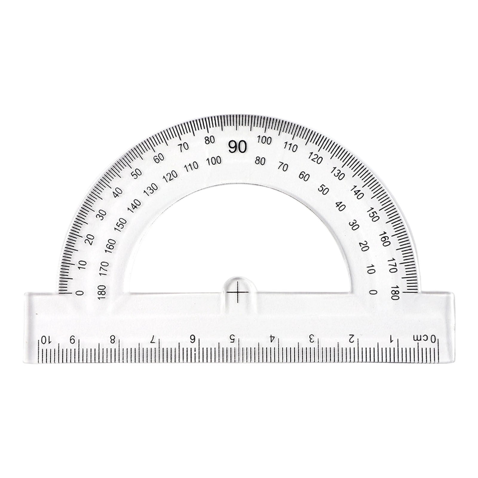 Under $5 4 Inch Clear Protractor, Math Protractors 180 Degrees ...