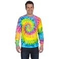 thumbnail image 1 of 5.4 Oz., 100% Cotton Long-Sleeve Tie-Dyed T-Shirt , CD2000 , SATURN , X-Large, 1 of 1