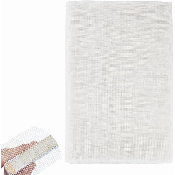 5.4 Yards Book Binding Repair Cloth 15.7 Inches Wide Book Cloth for Bookbinding Durable Book Repair Cloth Material for Sketchbooks Scrapbooks Old Book Repairing White DIY