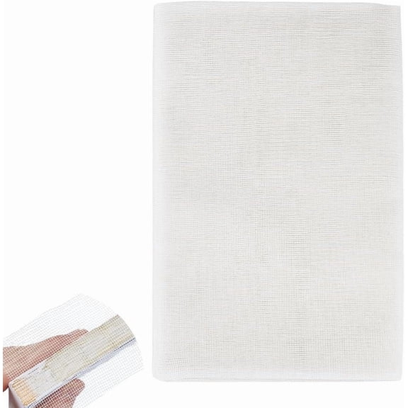 5.4 Yards Book Binding Repair Cloth 15.7 Inches Wide Book Cloth for Bookbinding Durable Book Repair Cloth Material for Sketchbooks Scrapbooks Old Book Repairing White DIY