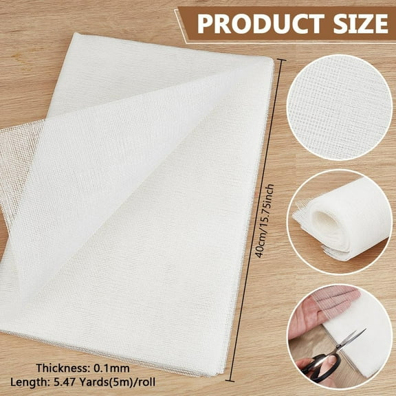 5.4 Yards Book Binding Repair Cloth 15.7 Inches Wide Book Cloth for Bookbinding Durable Book Repair Cloth Material for Sketchbooks Scrapbooks Old Book Repairing