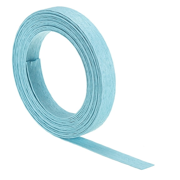 5.4 Yards Paper Rattan Weaving Cane 12-Ply Paper Rattan Weave Basket Weaving Making, Light Blue