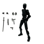 5.4 inch Robot Titan Action Figures - 3D Printed Movable Action Figures, Titan 13 Articulated Robot Dummy Action Figures, Gifts for Boys Kids and Him