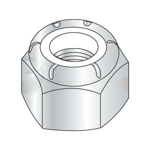 5-40 Light Hex Standard / NM Nylon Insert Locknuts / Steel / Zinc (Quantity: 2,000 pcs)