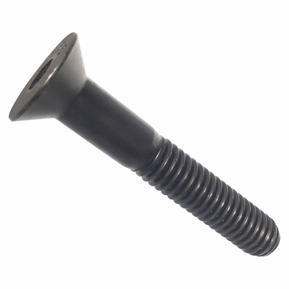 5-40 x 1-1/2" Flat Head Socket Cap Screws, Allen Socket Drive, Alloy Steel, Partial Thread, Black Oxide, Machine Thread, Quantity 10
