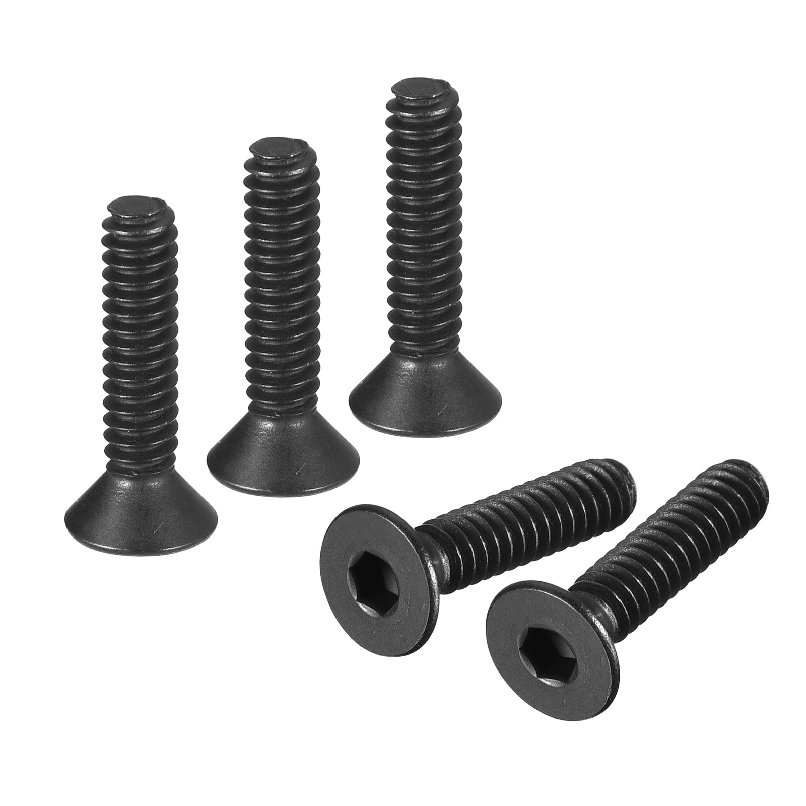 #5-40x1/2" Flat Head Socket Cap Screws, 10.9 Grade Carbon Steel Hex ...