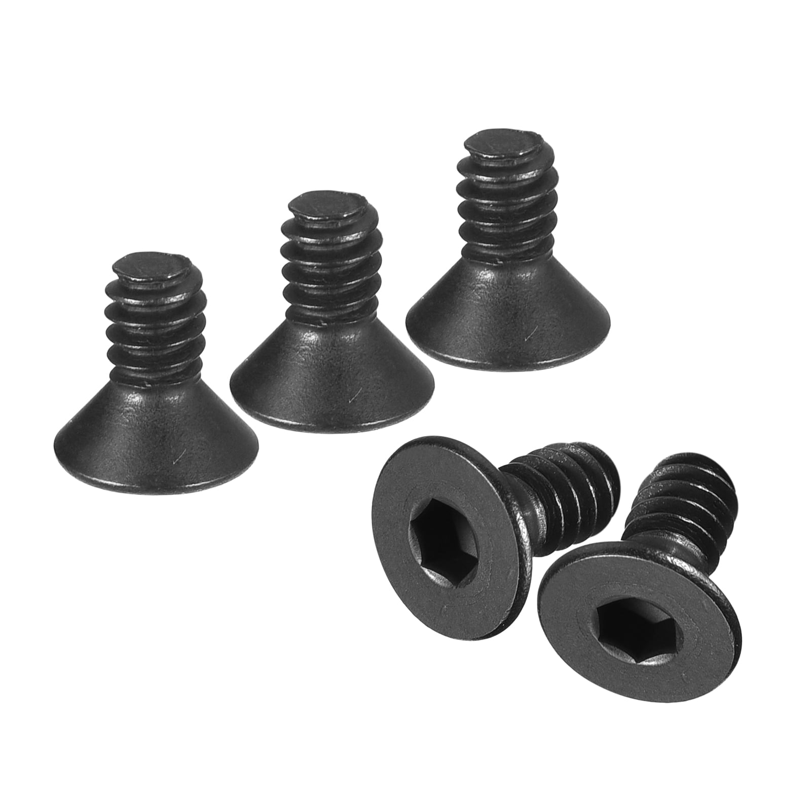 #5-40x1/4" Flat Head Socket Cap Screws, 10.9 Grade Carbon Steel Hex ...