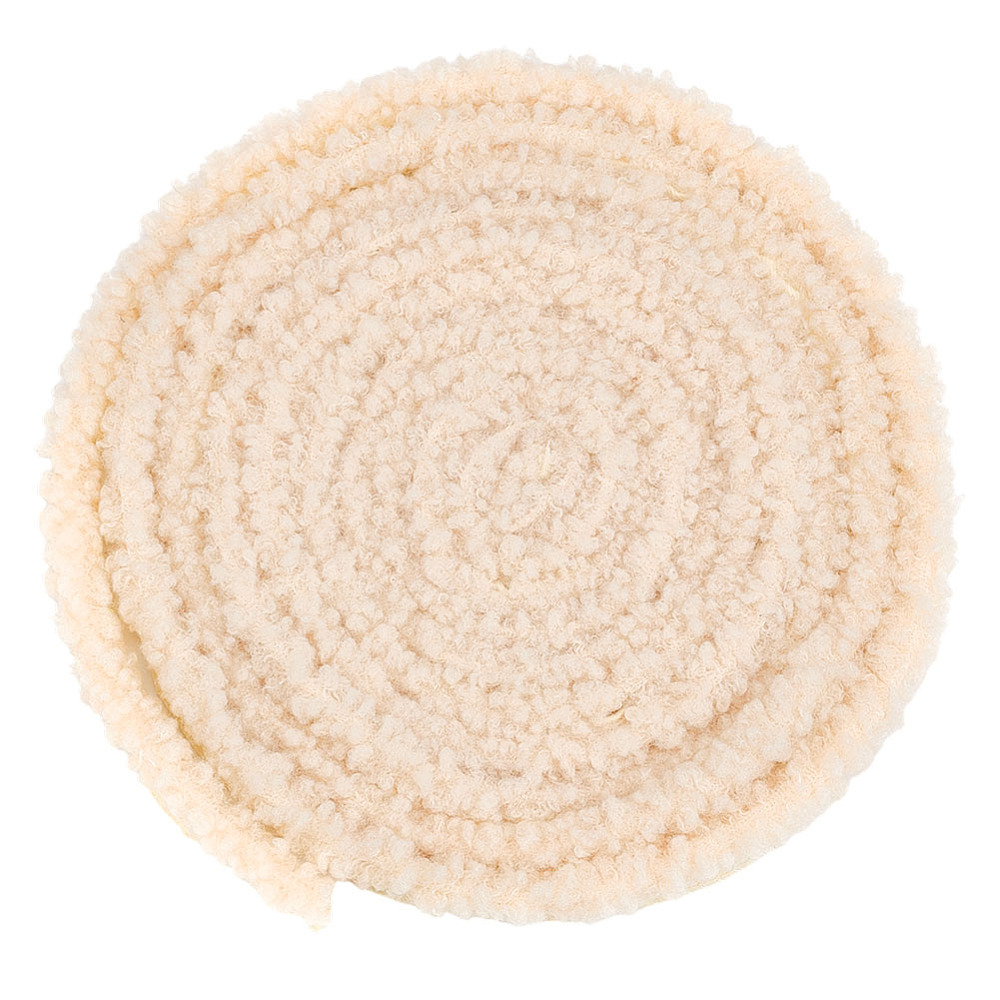 5.47 Yards Beige Wool Ribbon Trim 0.75 inch Soft Fluffy Fur Strips ...
