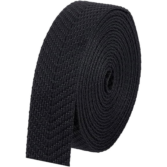 5.47 Yards Polycotton Webbing Jacquard Webbing with V Pattern Flat Webbing DIY for Webbing Bag Handles