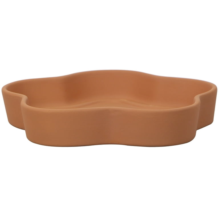 Mainstays 5.4 Inch Gemeni Terra Saucer Terracotta Water Drain for