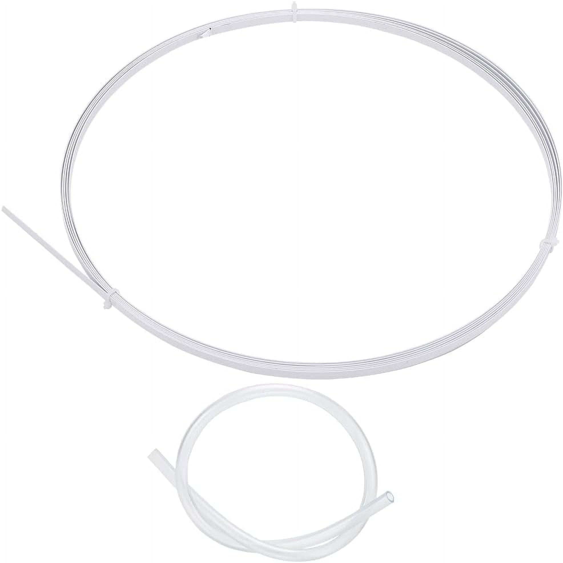 White Spring Steel 5.4Yard White Spring Steel Boning 6mm/0.24inch Corset Boning Stays for ...
