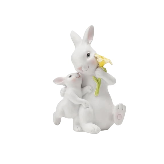 5.4in Modern Abstract Sculptural Desktop Ornament, Creative Resin Table Centerpiece for Office Study, Geometric Minimalist Art Figure, Stylish Home Living Room Decoration