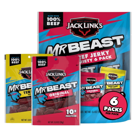 JL MB 5.4oz Original and Teriyaki Beef Jerky 1/1