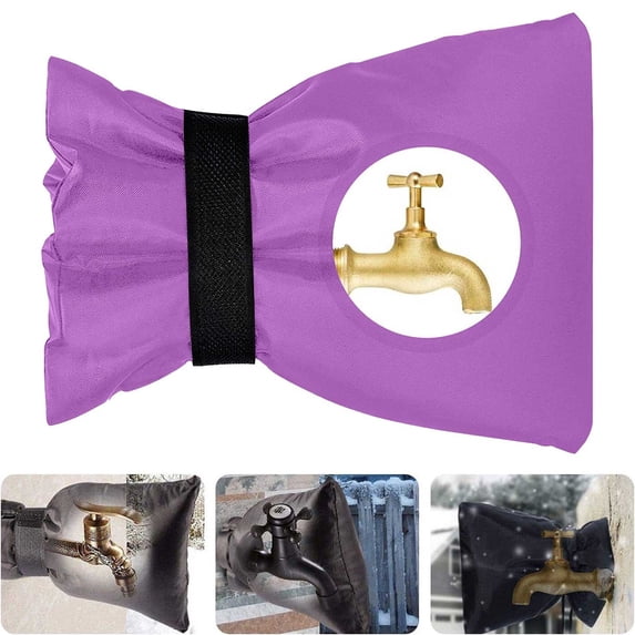 5.5"*5.5" Outdoor Faucet Covers for Winter Outside Garden Faucet Socks for Freeze Protection, Hose Bib Covers for Wall Taps Outside, Waterproof & Frost Free Insulated Spigot Cover