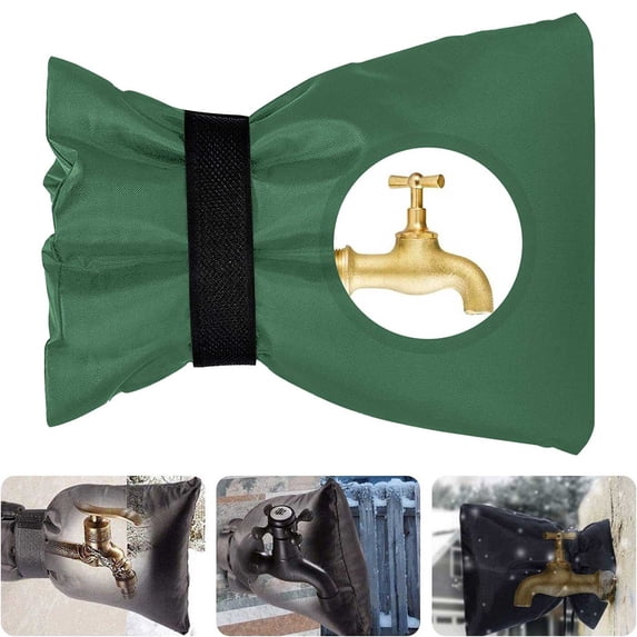 5.5"*5.5" Outdoor Faucet Covers for Winter Outside Garden Faucet Socks for Freeze Protection, Hose Bib Covers for Wall Taps Outside, Waterproof & Frost Free Insulated Spigot Cover