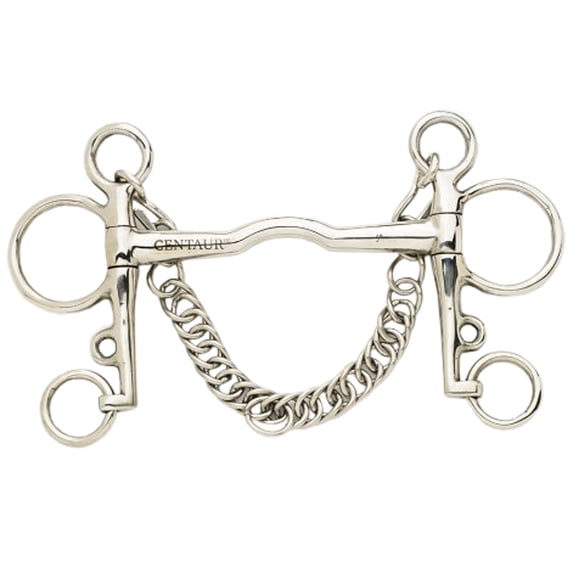 5.5" Centaur Stainless Steel Polo Pelham Horse Bit