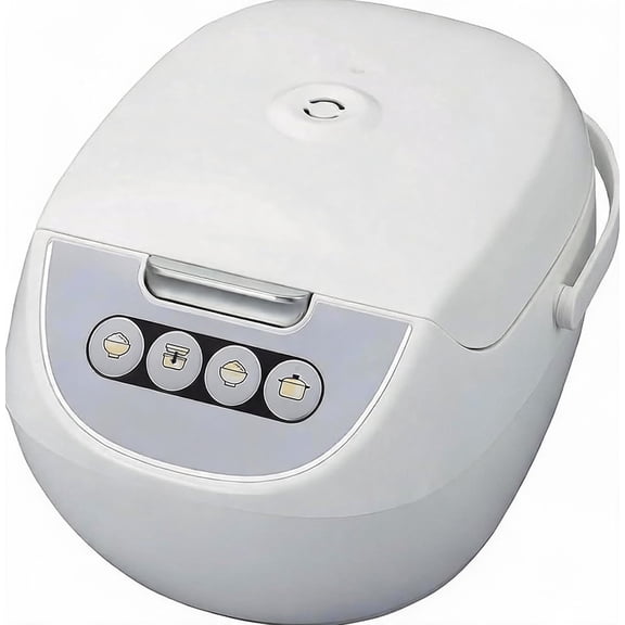 5.5-Cup Micom Rice Cooker and Warmer with Food Steamer Cooking Tray Technology White Bestseling