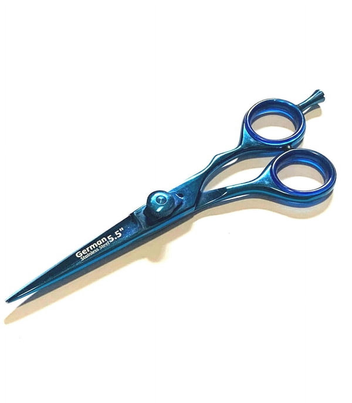 5.5″ GERMAN Hair Cutting Grooming Trimming Scissors Shears Blue ...