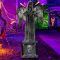 thumbnail image 1 of 5.5' Halloween Decorations with Moving Head and Wings, Touch-Activated Halloween Animatronic for Battery Operated Scary Indoor or Covered Outdoor Halloween Decorations, Modern Halloween Props, 1 of 9