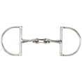 thumbnail image 1 of 5.5 In Centaur Horse Bit Stainless Steel Hunter Dee Snaffle D Ring, 1 of 2