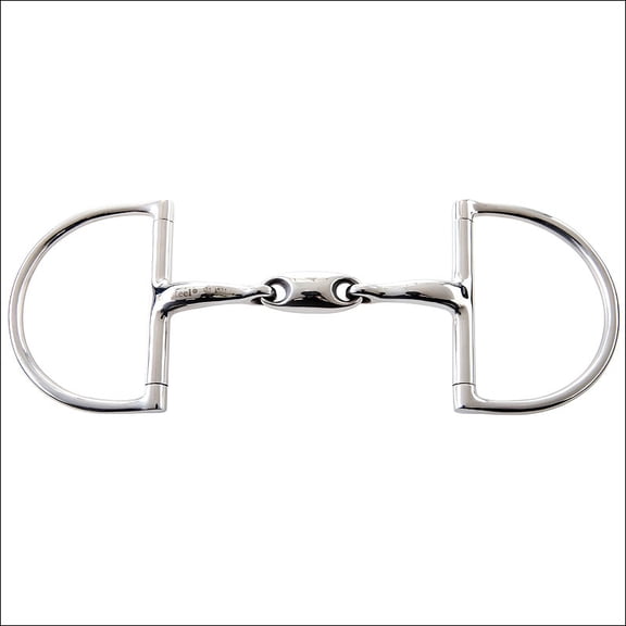 5.5 In. Jp Korsteel Oval Link Mouth Hunter Dee Snaffle Horse Bit By Weatherbeeta