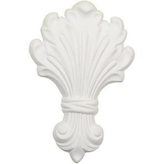 5.5 In. W X 8.25 In. H X 1.12 In. P Architectural accent - Harvest Bush Large Onlay