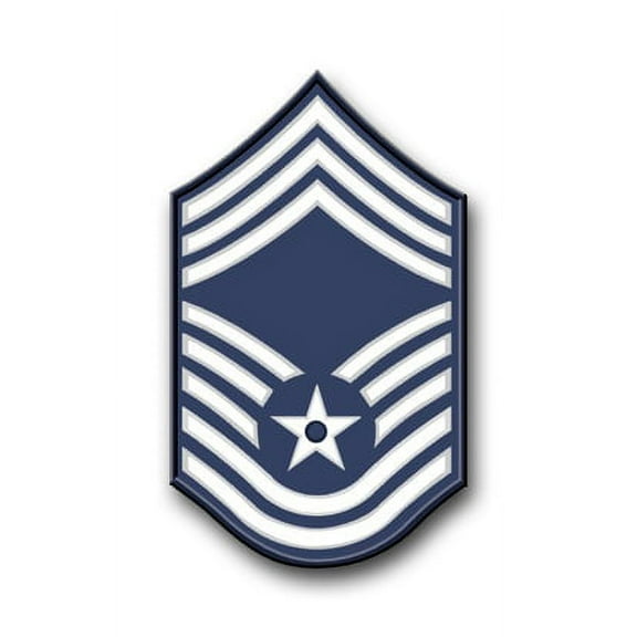 5.5 Inch Air Force Chief Master Sergeant (No Diamond) Vinyl Transfer Decal