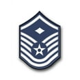 thumbnail image 1 of 5.5 Inch Air Force Master Sergeant Vinyl Transfer Decal, 1 of 1