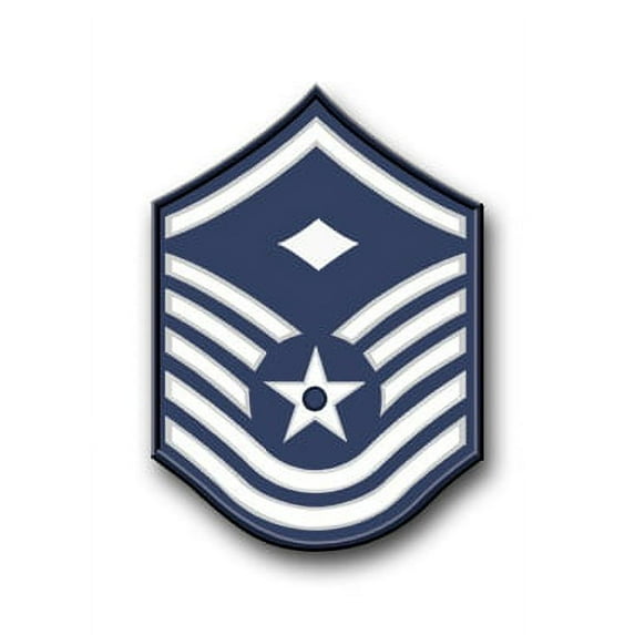 5.5 Inch Air Force Master Sergeant Vinyl Transfer Decal