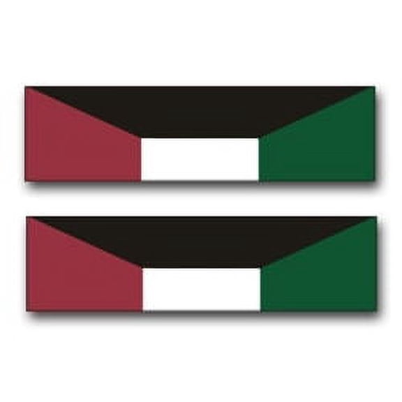 5.5 Inch Army Kuwait Liberation Medal (Kuwait) Ribbon Vinyl Transfer Decal