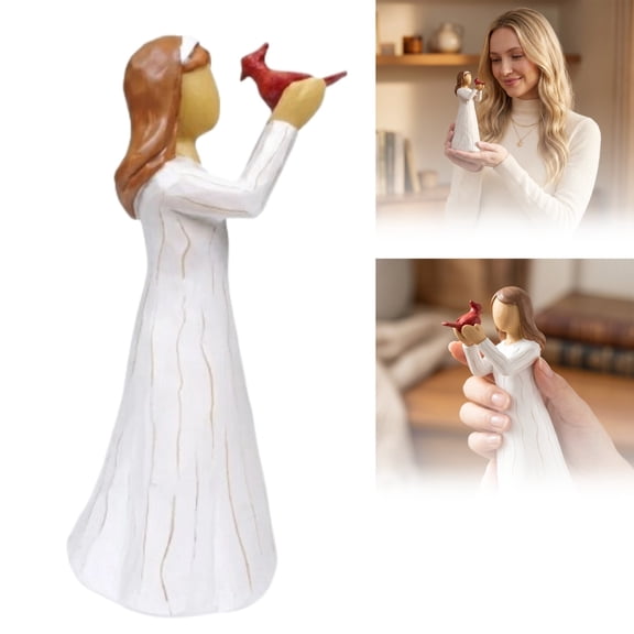 5.5 Inch Cardinal Remembrance Keepsake, Comforting Sympathy Gift for Grief, Resin Figurine for Home Display