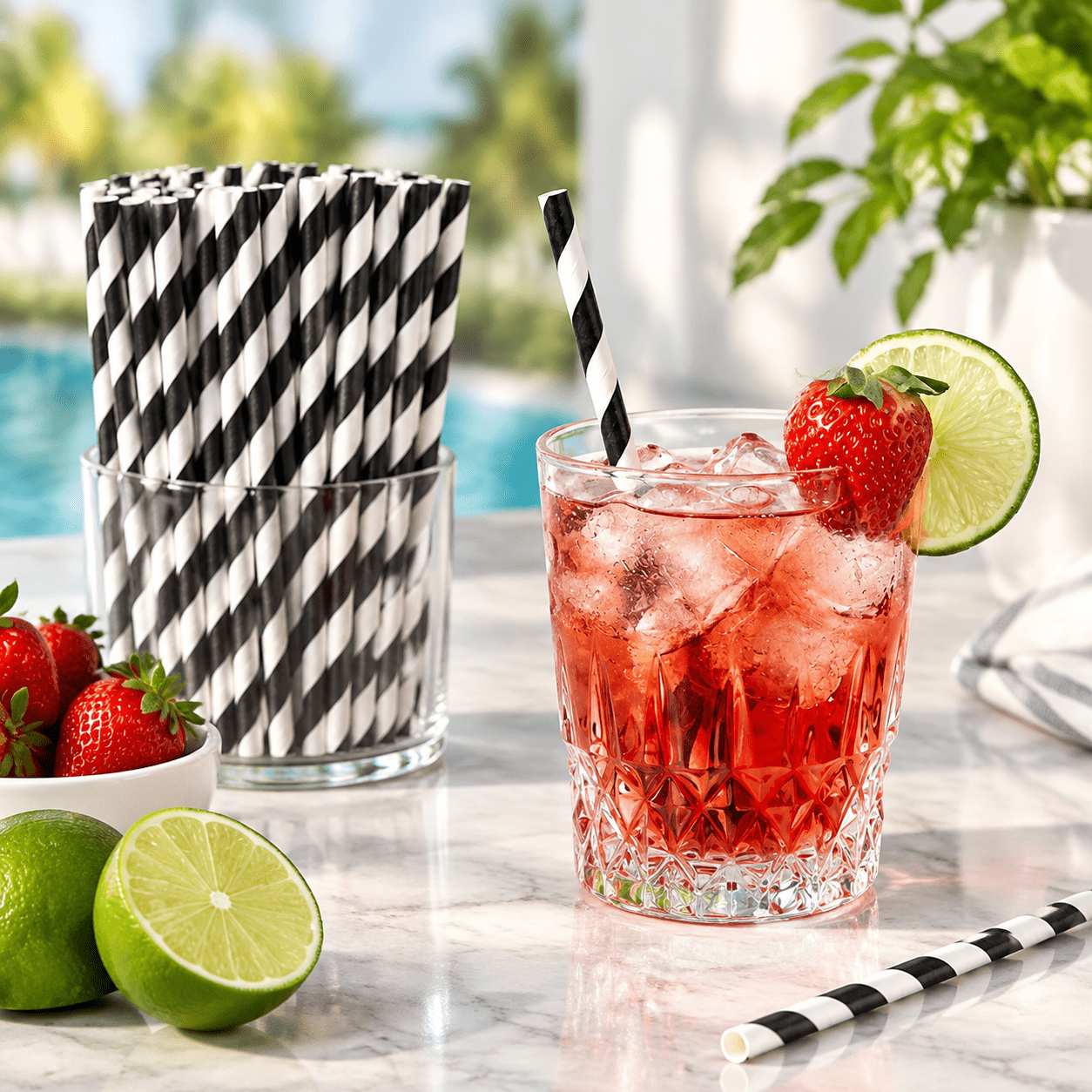 Four Inch Straw 5.5 Inch Disposable Cocktail Straws - Walmart.com
