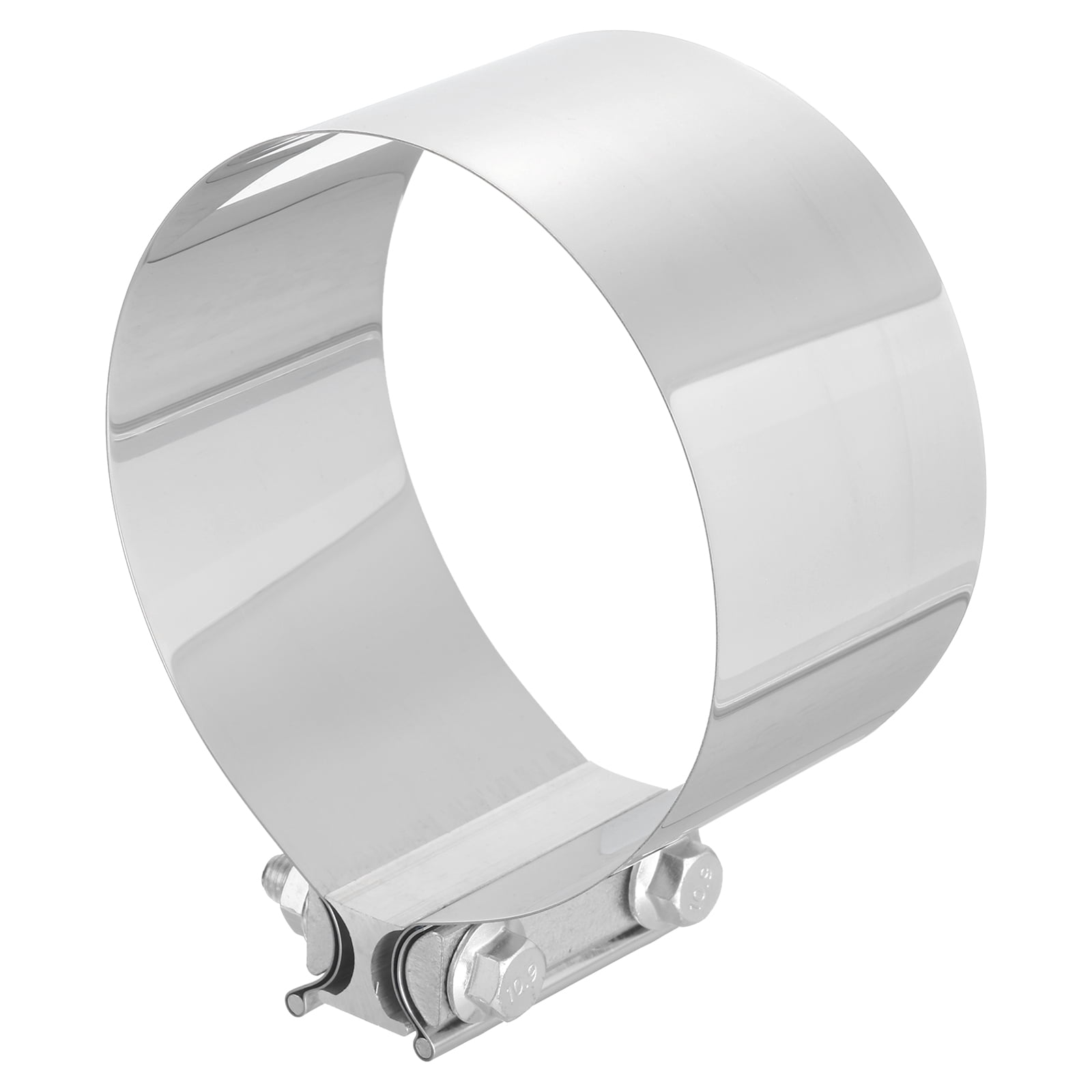 5.5 Inch Exhaust Clamp, 304 Stainless Steel Butt Joint Band Clamp