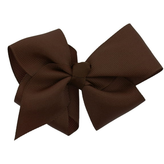 5.5 Inch Grosgrain Hair Bow Clip For Woman And Girls