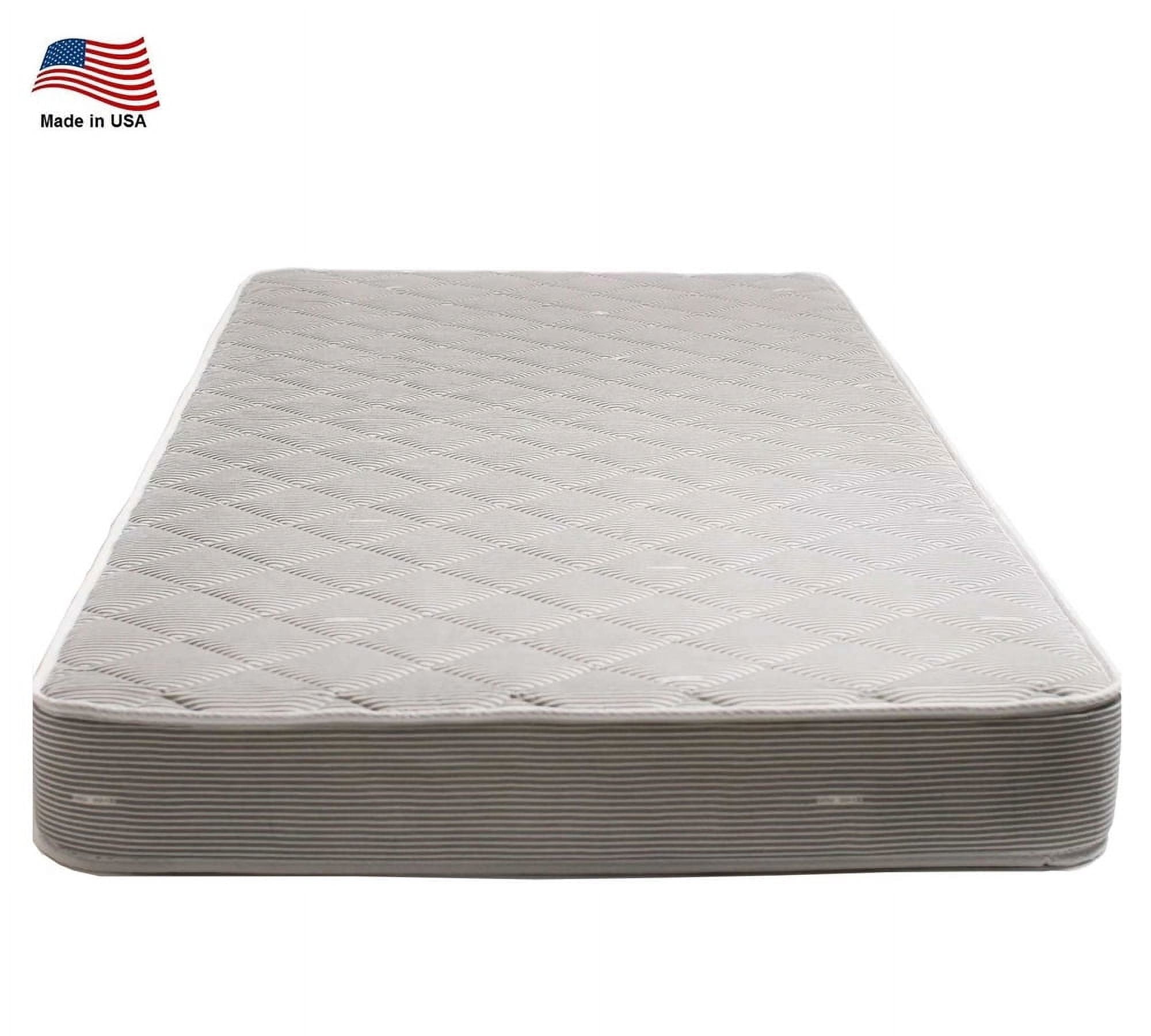 5.5 Inch Mattress for RV Trailer & Camper 38"x80" - Luxury Foam with Pinstripe Design & Quilted Cover Both Sides - Breathable Trailer Bed Mattress for Truckers