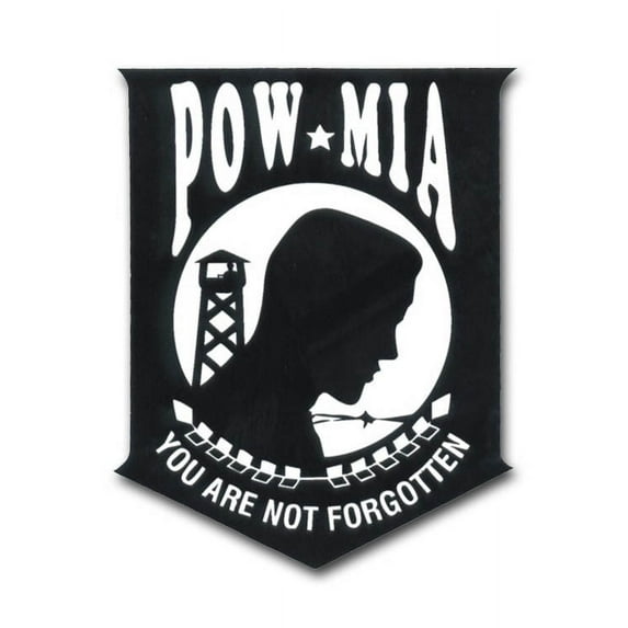 5.5 Inch POW*MIA VINYL TRANSFER DECAL