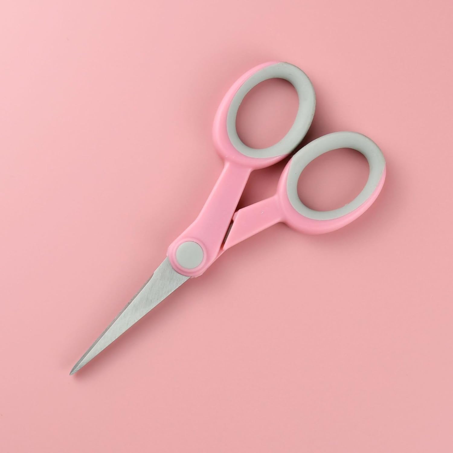 5.5 Inch Pastel Small Craft Scissors, Safety Point Tip Student Kids