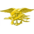 thumbnail image 1 of 5.5 Inch SEAL TEAM TRIDENT MILITARY DECAL, 1 of 1
