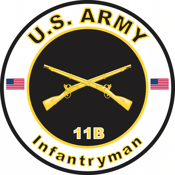 5.5 Inch U.S. Army MOS 11B Infantryman