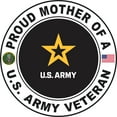 thumbnail image 1 of 5.5 Inch U.S. Army Veteran Proud Mother Decal, 1 of 1
