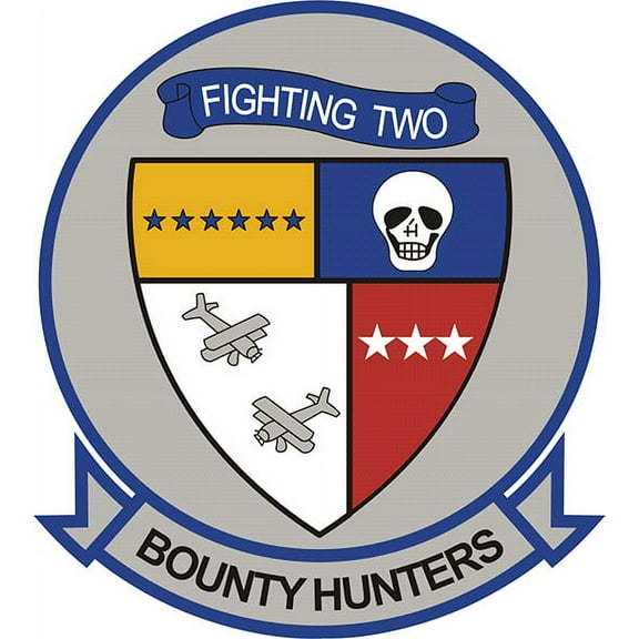 5.5 Inch VF-2 'Fighting 2 Bounty Hunters' Patch Decal