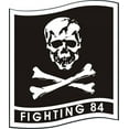 thumbnail image 1 of 5.5 Inch VF-84 'Fighting 84' Patch Decal, 1 of 1
