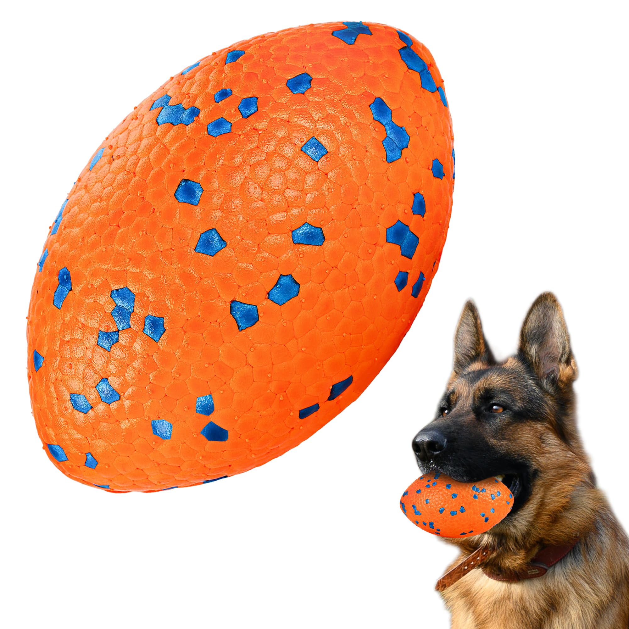 BABORUI E-TPU Dog Ball For Aggressive Chewers - Durable Floating Fetch Toy For Large Small Dogs, Teeth Cleaning