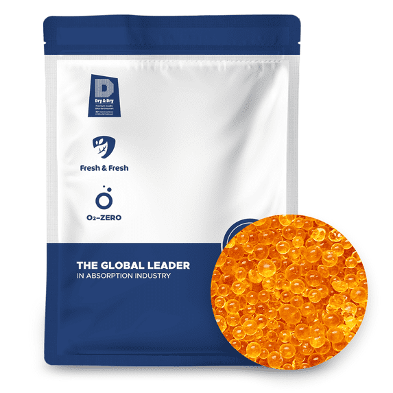 5.5 LBS "Dry & Dry" Premium Orange Indicating Silica Gel Beads (Industry Standard 3-5 mm), 3D Printer Desiccant - 5.5 LBS Reusable
